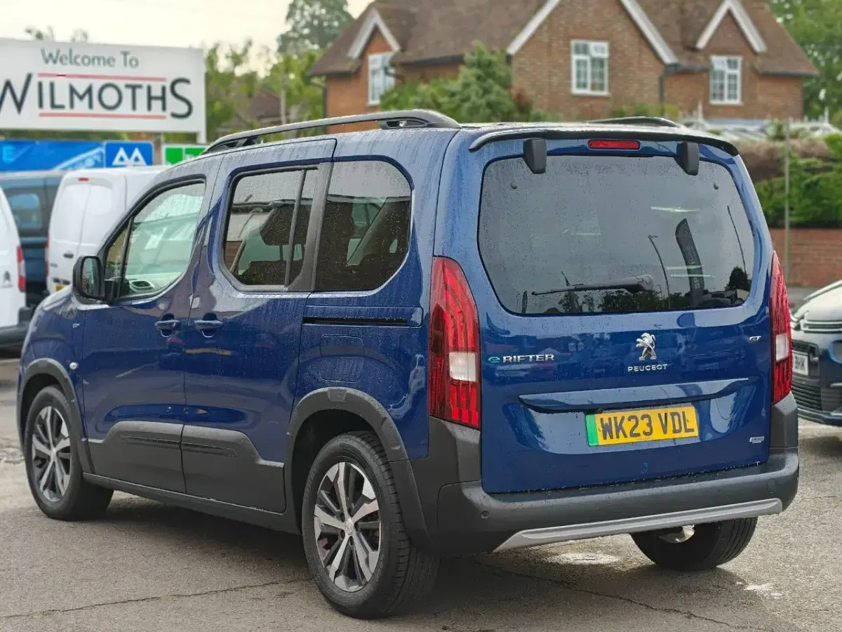 Used Peugeot e-Rifter GT 98 kW (134 HP) 2023 Blue MPV
