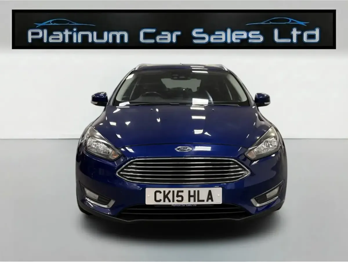 Used Ford Focus Titanium 115 HP (84 kW) 2015 Blue Estate