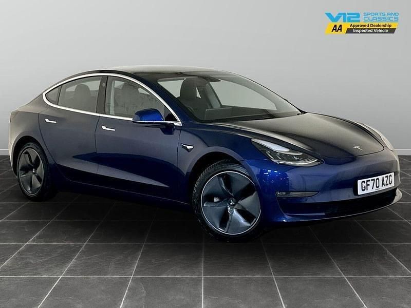 Blue Used 2020 Tesla Model 3 Long Range AWD Sedan | £15,395 (Good price) - Image 1/2