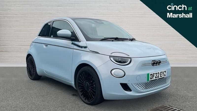 Blue Used 2022 Fiat 500e La Prima | £12,146 (Good price) - Image 1/4
