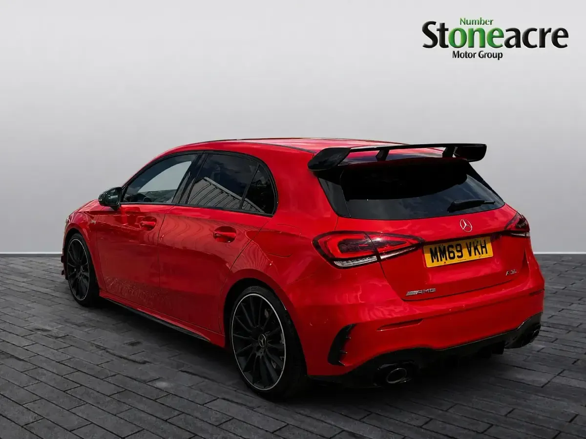 Used Mercedes A35 AMG Executive 301 HP (221 kW) 2019 Red Hatchback