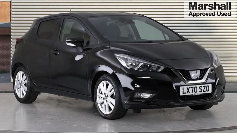 Black Used 2020 Nissan Micra Acenta Hatchback | £9,490 (Good price) - Image 1/4