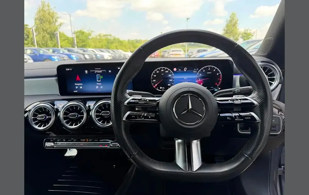 Used Mercedes CLA180 AMG Line Premium Plus 134 HP (98 kW) 2024 Grey Coupe