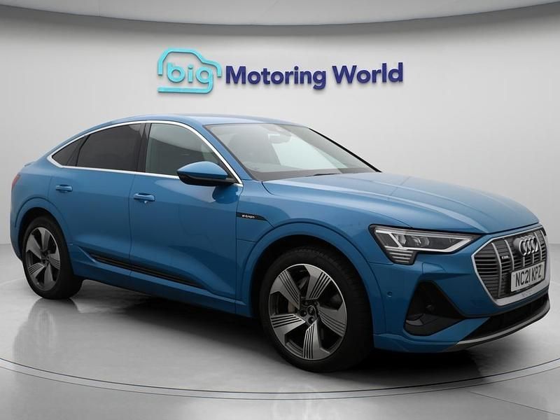 Blue Used 2021 Audi e-tron S-Line SUV | £23,600 (Good price) - Image 1/4