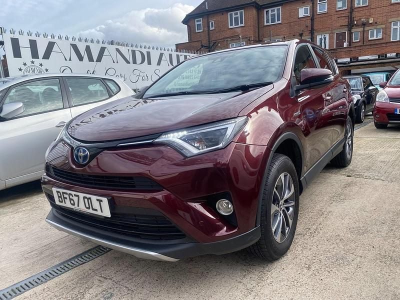 Red Used 2017 Toyota RAV4 Hybrid Business Edition SUV | £10,495 (Good price) - Image 1/4