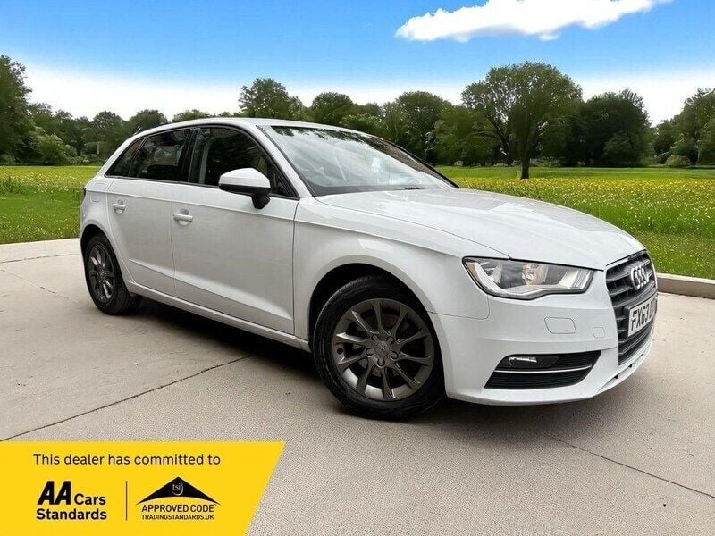 White Used 2013 Audi A3 Sportback Business Hatchback | £4,795 (A bit pricey) - Image 1/4