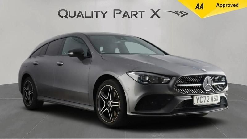 Grey Used 2022 Mercedes CLA250e Shooting Brake AMG line Estate | £14,039 (Fair price) - Image 1/4
