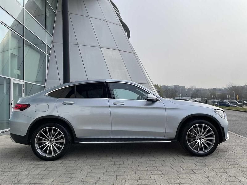 Used Mercedes GLC300e AMG line 2023 Silver Coupe