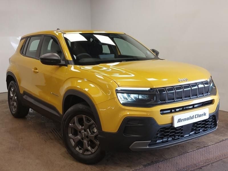 Yellow Used 2025 Jeep Avenger Longitude SUV | £19,998 (Good price) - Image 1/4