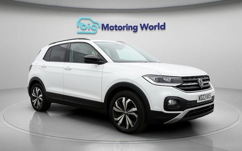 Used VW T-Cross Black Edition 110 HP (80 kW) 2023 White SUV
