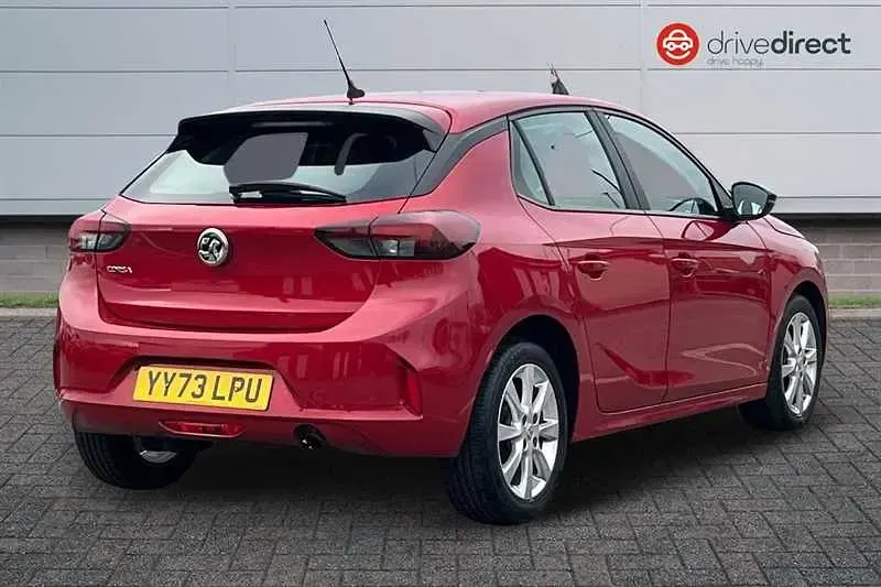 Used Vauxhall Corsa Design Edition 100 HP (73 kW) 2023 Red Hatchback