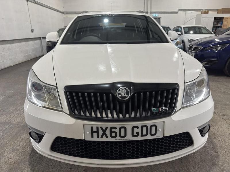 Used Skoda Octavia vRS 2010 White Estate