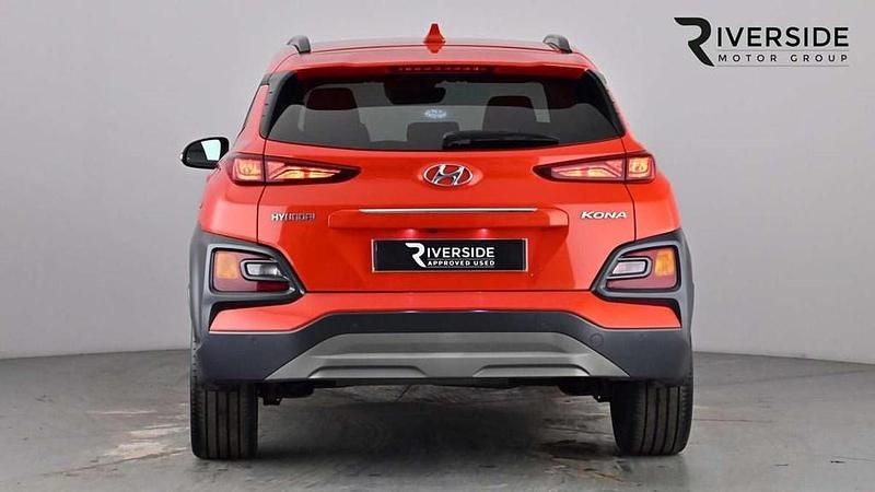 Used Hyundai Kona Premium SE 2019 Orange SUV