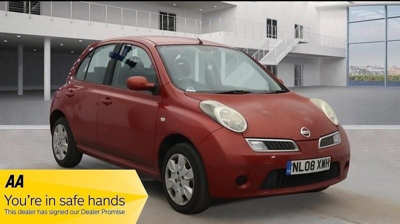 Used Nissan Micra Acenta 79 HP (58 kW) 2008 Red Hatchback