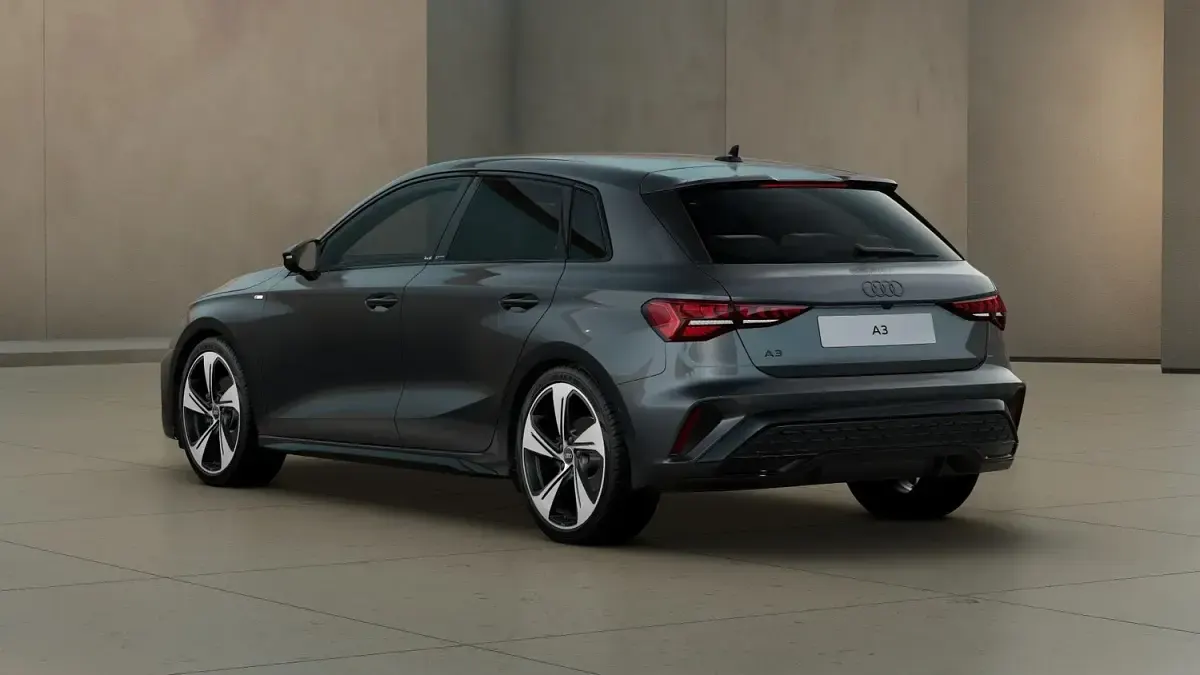 New Audi A3 Sportback Black Edition 2026 Grey Hatchback