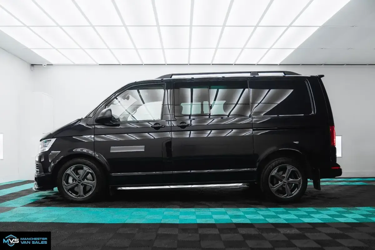 Used VW T6 Sportline 204 HP (150 kW) 2018 Black Van