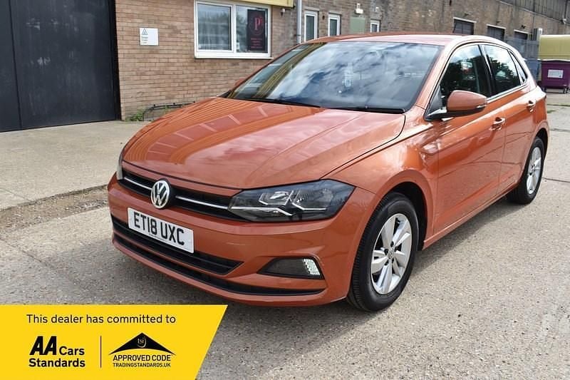 Orange Used 2018 VW Polo SE Hatchback | £6,500 (Fair price) - Image 1/4