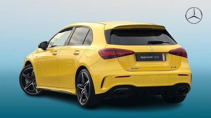 Used Mercedes A35 AMG Premium 2023 Yellow Hatchback