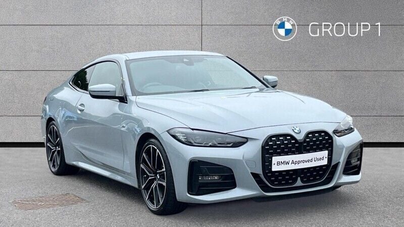Grey Used 2022 BMW 420 M Sport Coupe | £28,875 (Fair price) - Image 1/4
