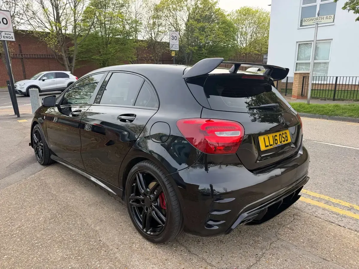 Used Mercedes A180 AMG line 2016 Black Hatchback