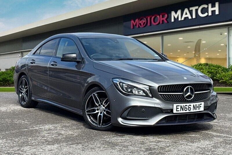 Grey Used 2017 Mercedes CLA200 AMG line Coupe | £12,490 (Fair price) - Image 1/4