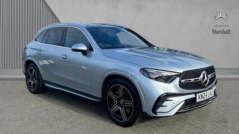 Metallic paint hightech silver Used 2025 Mercedes GLC300 AMG Line Premium | £45,980 (A bit pricey) - Image 1/4