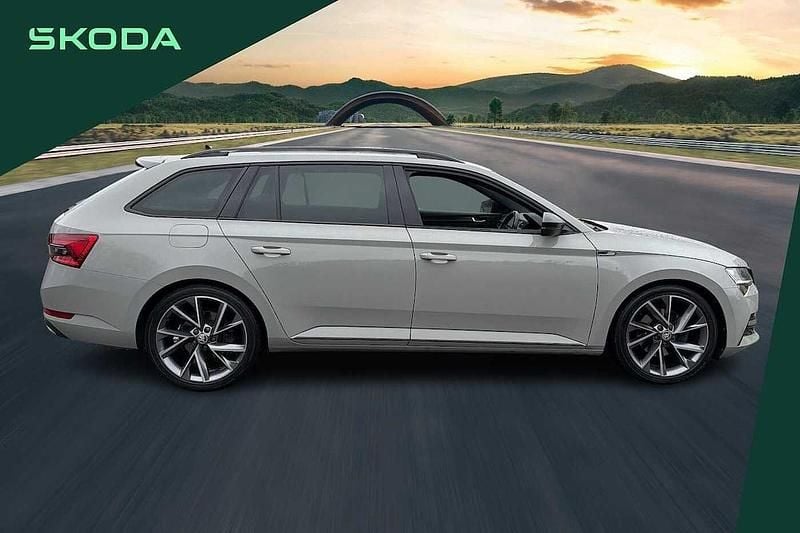 Used Skoda Superb SportlinePlus 187 HP (137 kW) 2021 Grey Estate