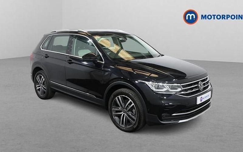 Black Used 2023 VW Tiguan Elegance SUV | £23,849 (Good price) - Image 1/4