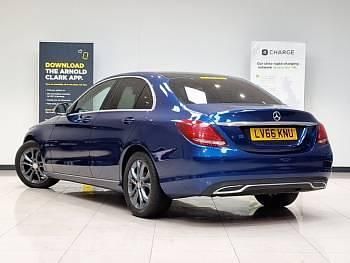 Used Mercedes C200 136 HP (100 kW) 2016 Blue Sedan