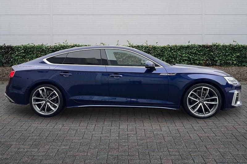 Used Audi A5 S-Line 2023 Blue Hatchback