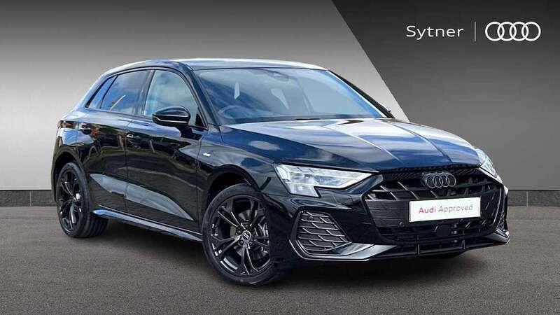 Black Used 2025 Audi A3 e-tron Black Edition Hatchback | £32,500 (Expensive) - Image 1/4