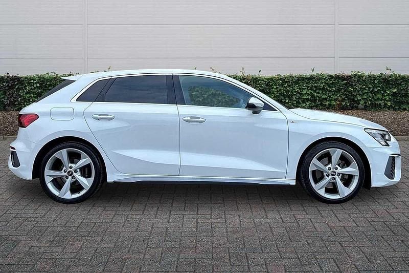 Used Audi A3 S-Line 2021 White Hatchback