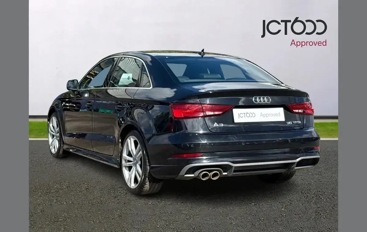 Begagnad Audi A3 S-Line 147 HK (108 kW) 2020 Svart Sedan