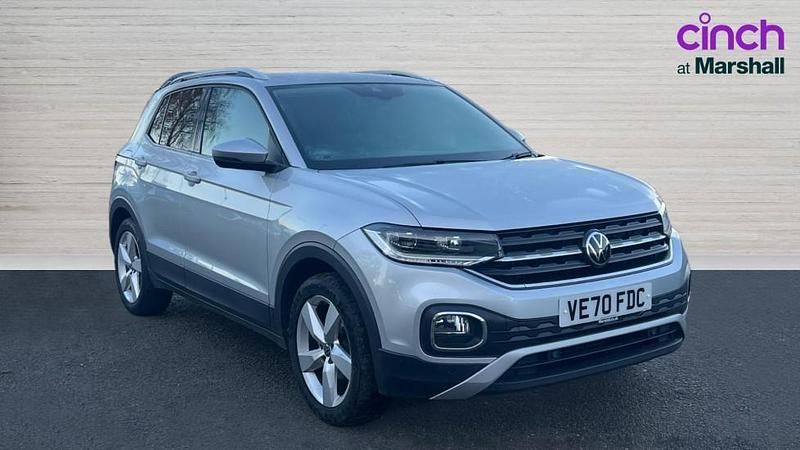 Silver Used 2020 VW T-Cross SEL SUV | £12,744 (Good price) - Image 1/4