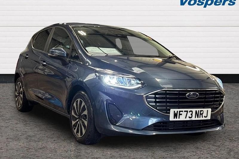 Used Ford Fiesta Titanium 2023 Blue Hatchback