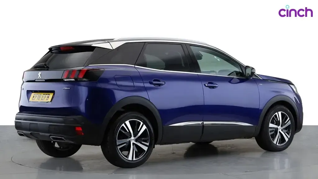 Used Peugeot 3008 GT-line 130 HP (95 kW) 2018 Blue SUV