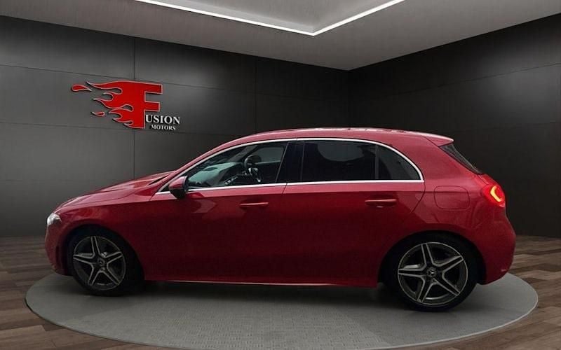Used Mercedes A180 AMG line 136 HP (100 kW) 2019 Red Hatchback