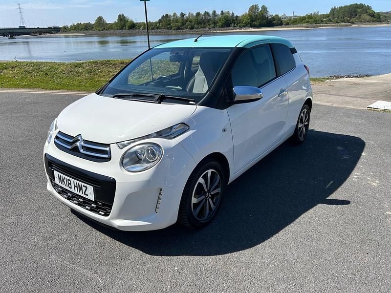 Begagnad Citroën C1 Flair 82 HK (60 kW) 2018 Vit Halvkombi