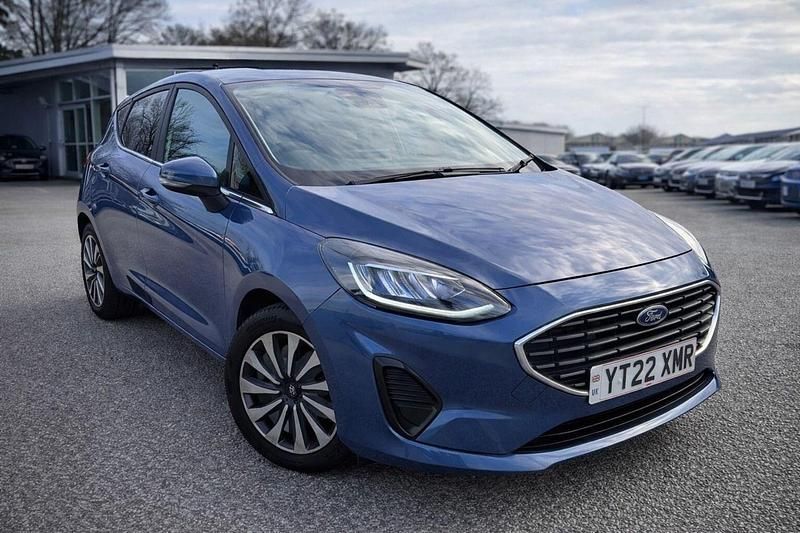 Used Ford Fiesta Titanium 100 HP (73 kW) 2022 Blue Hatchback