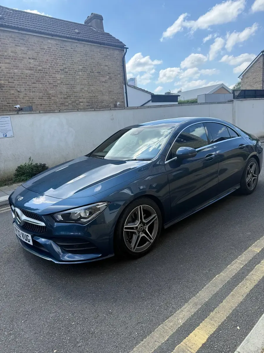 Used Mercedes CLA220 AMG line 2022 Blue Sedan