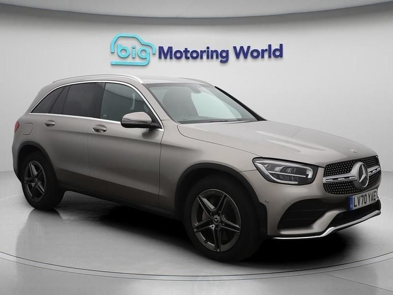 Silver Used 2020 Mercedes GLC220 AMG line Estate | £26,700 (Fair price) - Image 1/4