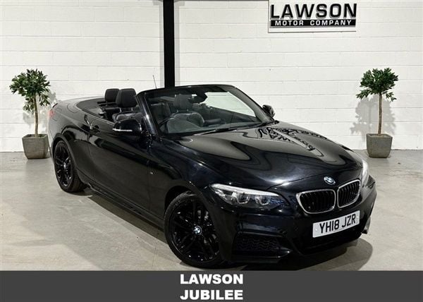 Black Used 2018 BMW 218 M Sport Cabriolet | £13,990 (Fair price) - Image 1/1