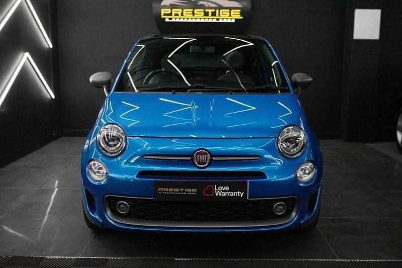 Used Fiat 500C S 69 HP (50 kW) 2017 Blue Cabriolet