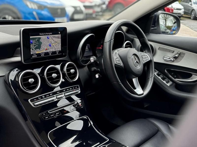 Used Mercedes C200 Premium 2017 Blue Sedan