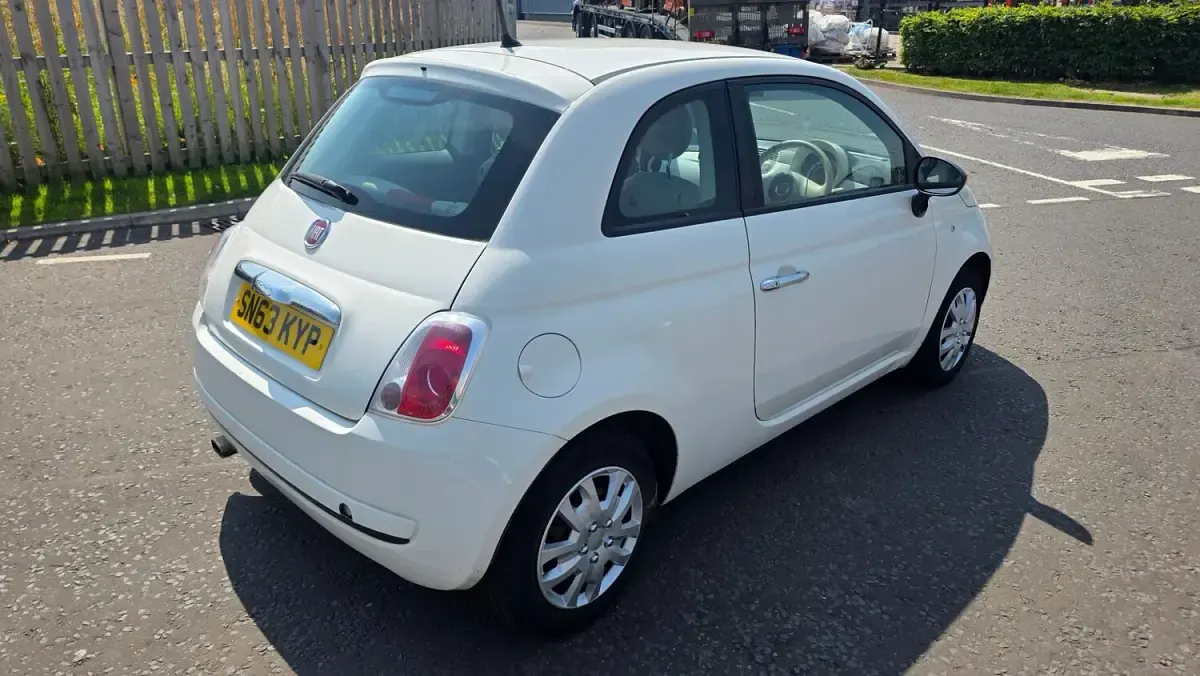 Used Fiat 500 Pop 69 HP (50 kW) 2014 White Hatchback