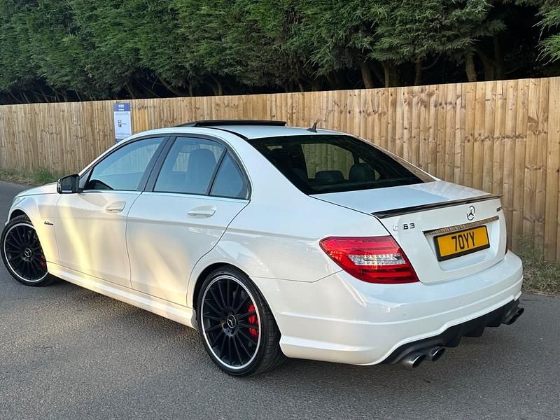 Used Mercedes C63 AMG Edition 1 2011 White Sedan