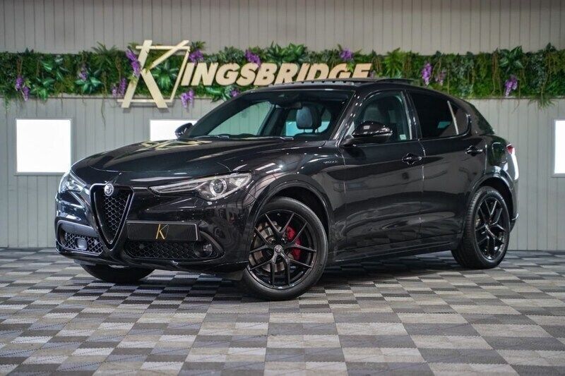Black Used 2021 Alfa Romeo Stelvio Veloce SUV | £25,800 (Fair price) - Image 1/4