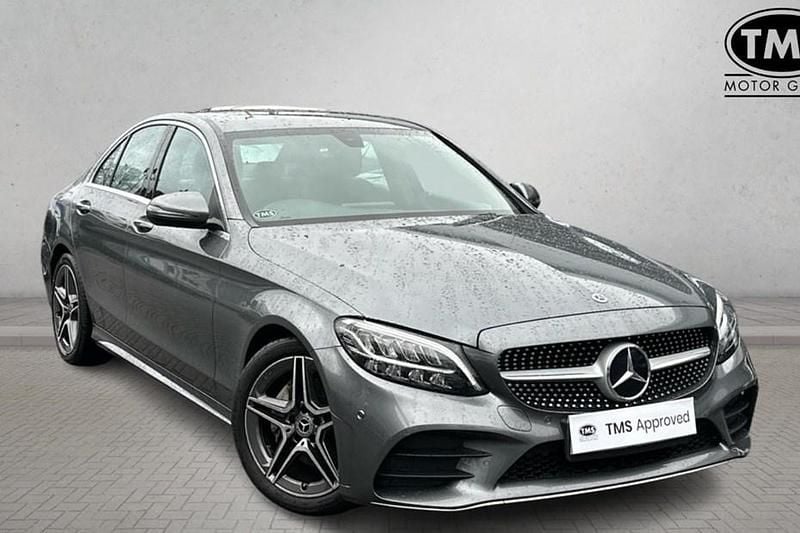 Used Mercedes C220 AMG line 2019 Grey Sedan