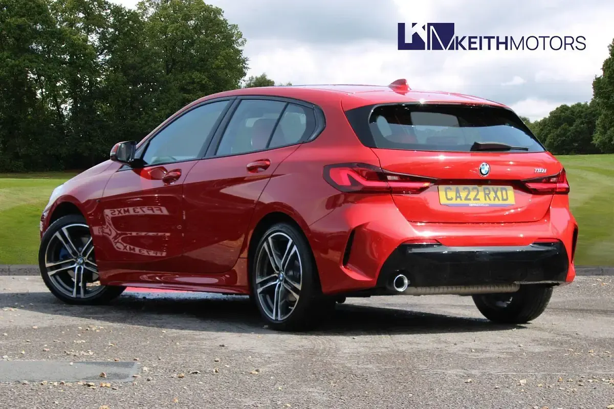 Used BMW 118 M Sport 136 HP (100 kW) 2022 Red Hatchback