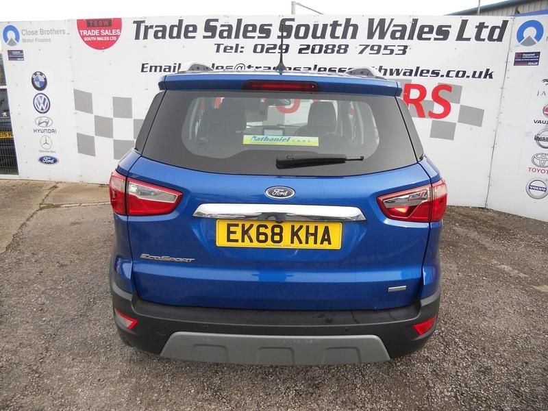 Used Ford Ecosport Titanium 100 HP (73 kW) 2018 Blue SUV